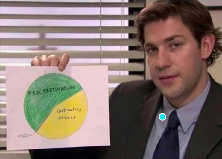 Plantilla de meme The office pie chart
