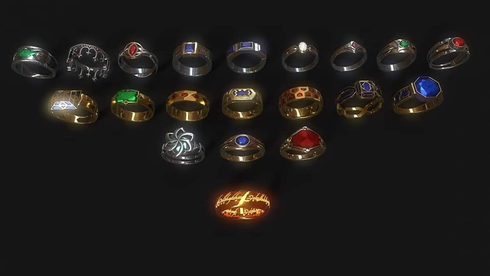 Plantilla de meme The Rings of Power