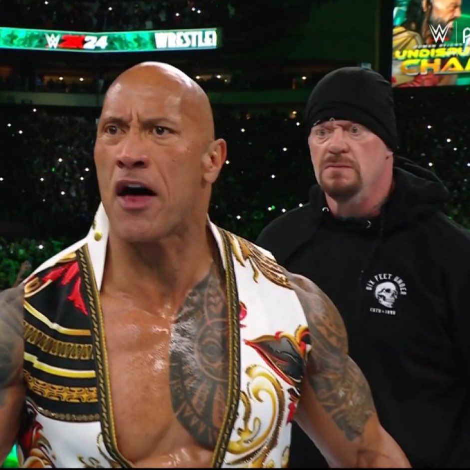 Template meme The Rock and Undertaker