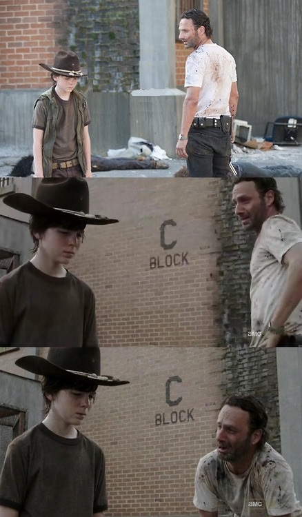 Plantilla de meme The Walking Dead Rick & Coral