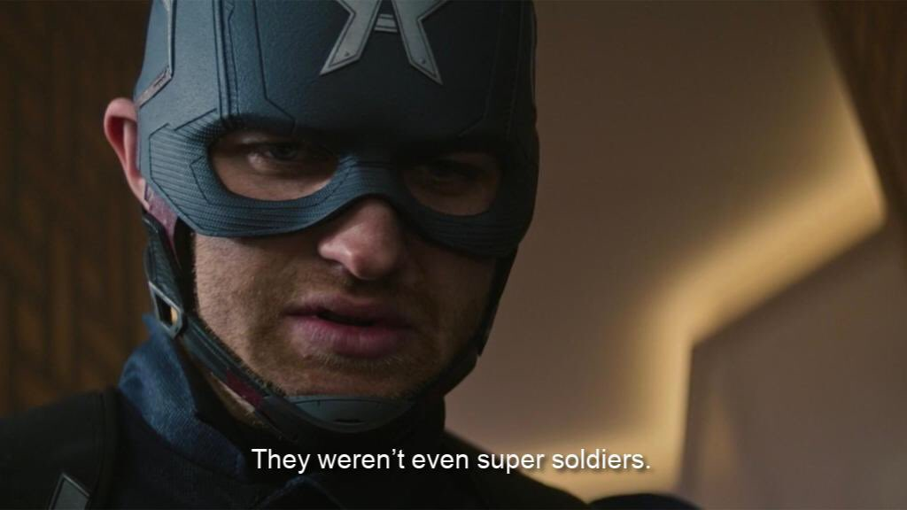 Template meme They Weren't Even Super soldiers