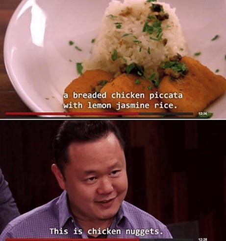 Plantilla de meme this is chicken nuggets