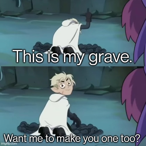 Plantilla de meme This is my grave