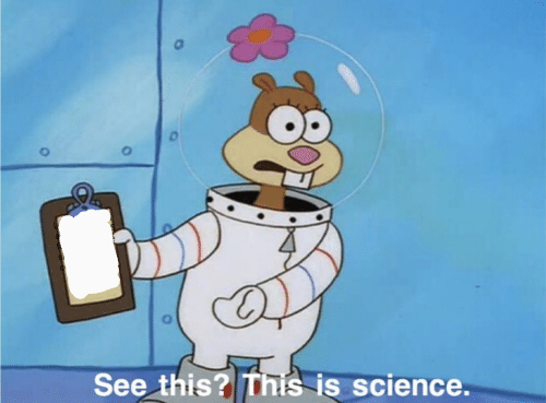 Plantilla de meme This is Science Sandy