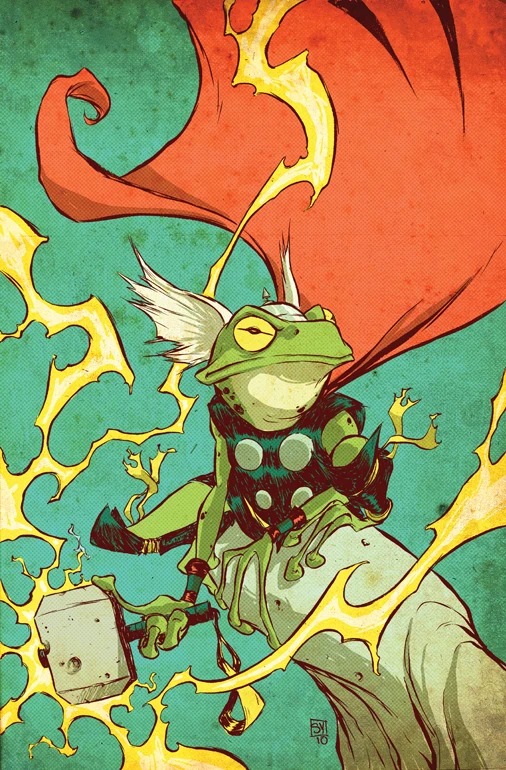 Template meme Thog - Frog of Thunder