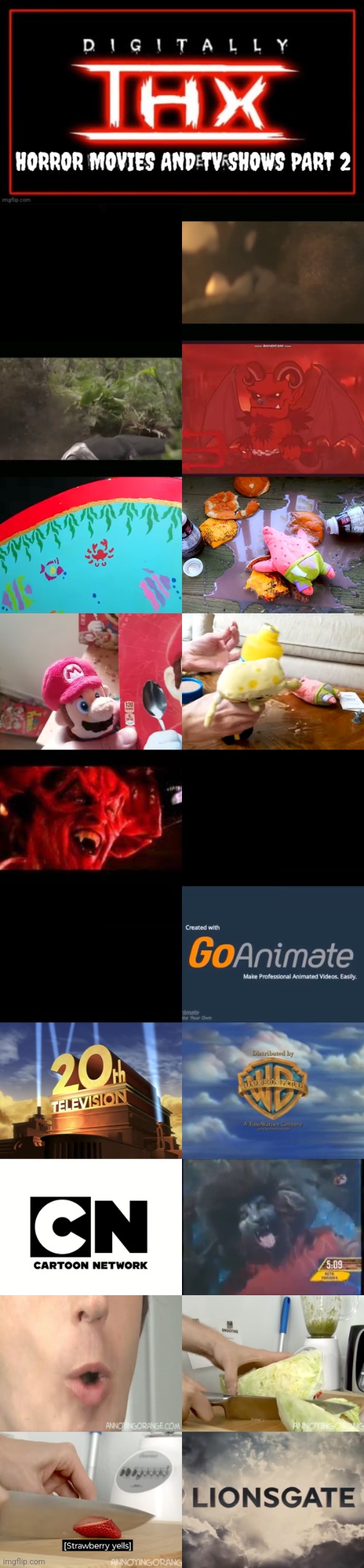 Template meme THX Horror Movies and TV Shows Villains 2