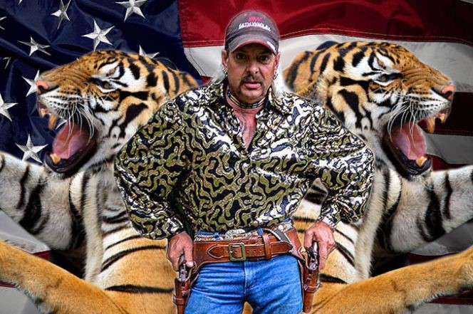 Plantilla de meme tiger king