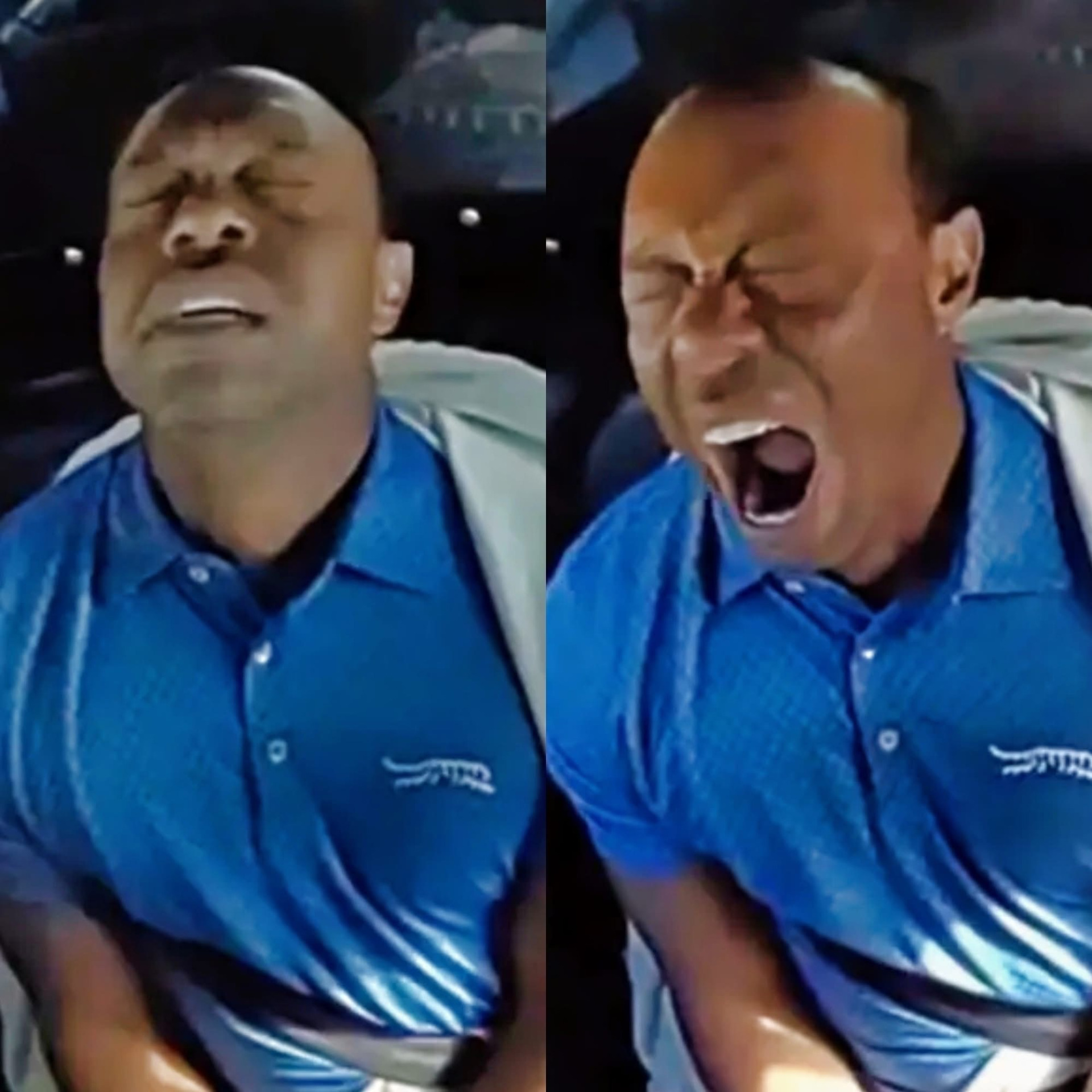 Plantilla de meme Tiger Woods Space Adventure