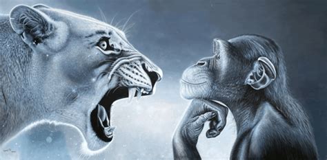 Template meme tiger yell at pondering monkey