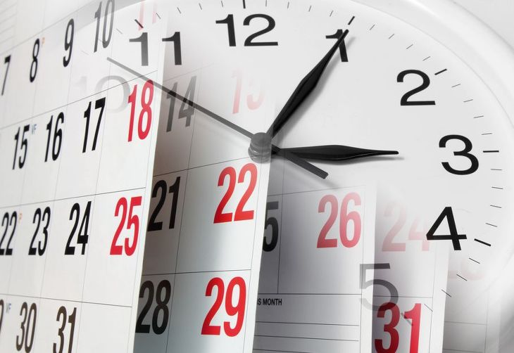 Plantilla de meme Time Clock Calendar