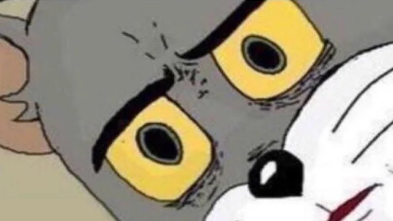 Template meme Tom Cat confused