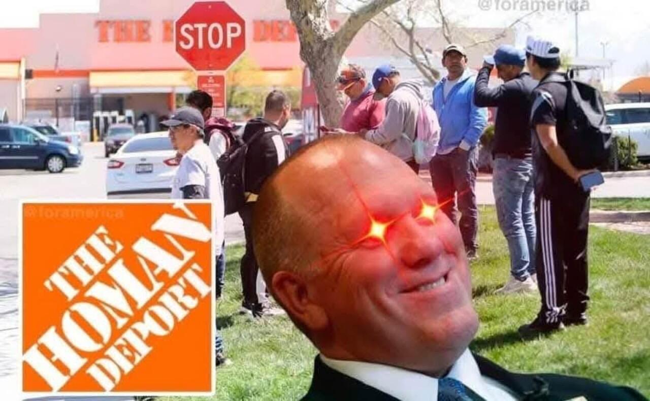 Plantilla de meme Tom Homan Home Depot Parody