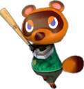 Plantilla de meme Tom Nook w/ Bat