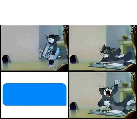 Plantilla de meme Tom Reads a Book