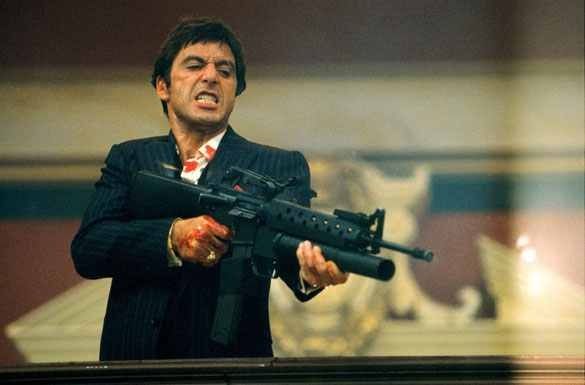 Template meme Tony Montana and Girl Scout cookies