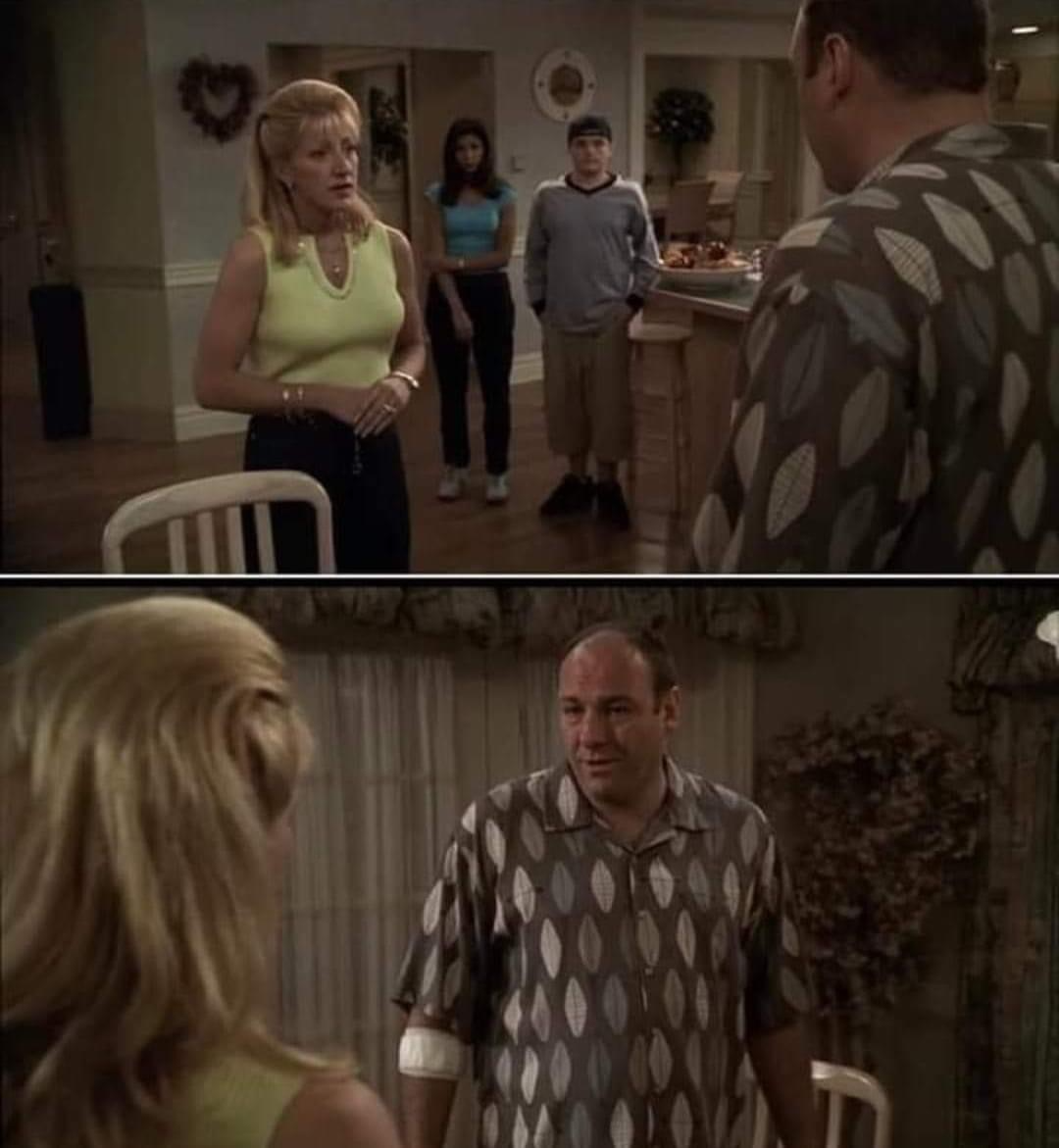 Template meme tony soprano i mean jesus christ