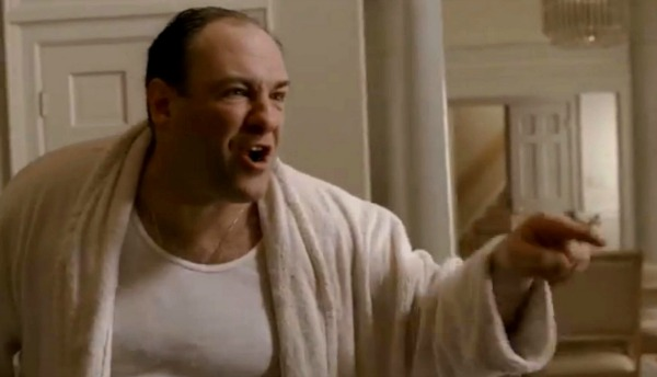Template meme Tony Soprano in this house