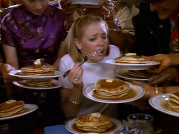 Plantilla de meme Too many pancakes
