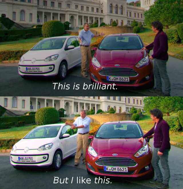 Template meme Top gear cars comparison