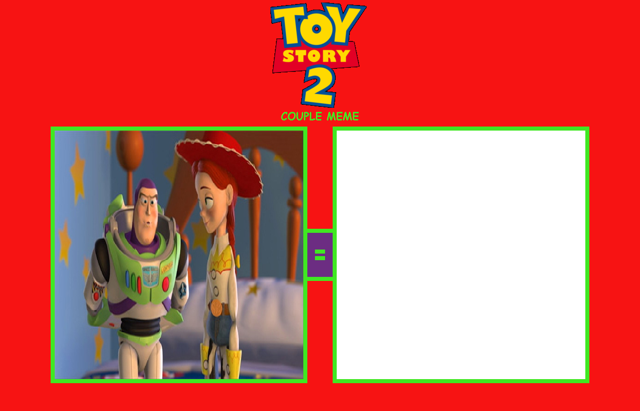 Template meme Toy Story Couple Meme