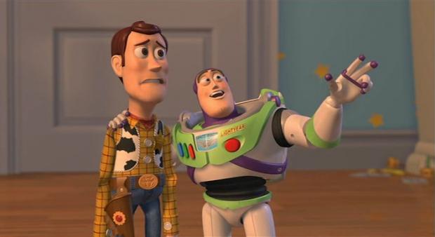 Plantilla de meme toy story everywhere wide