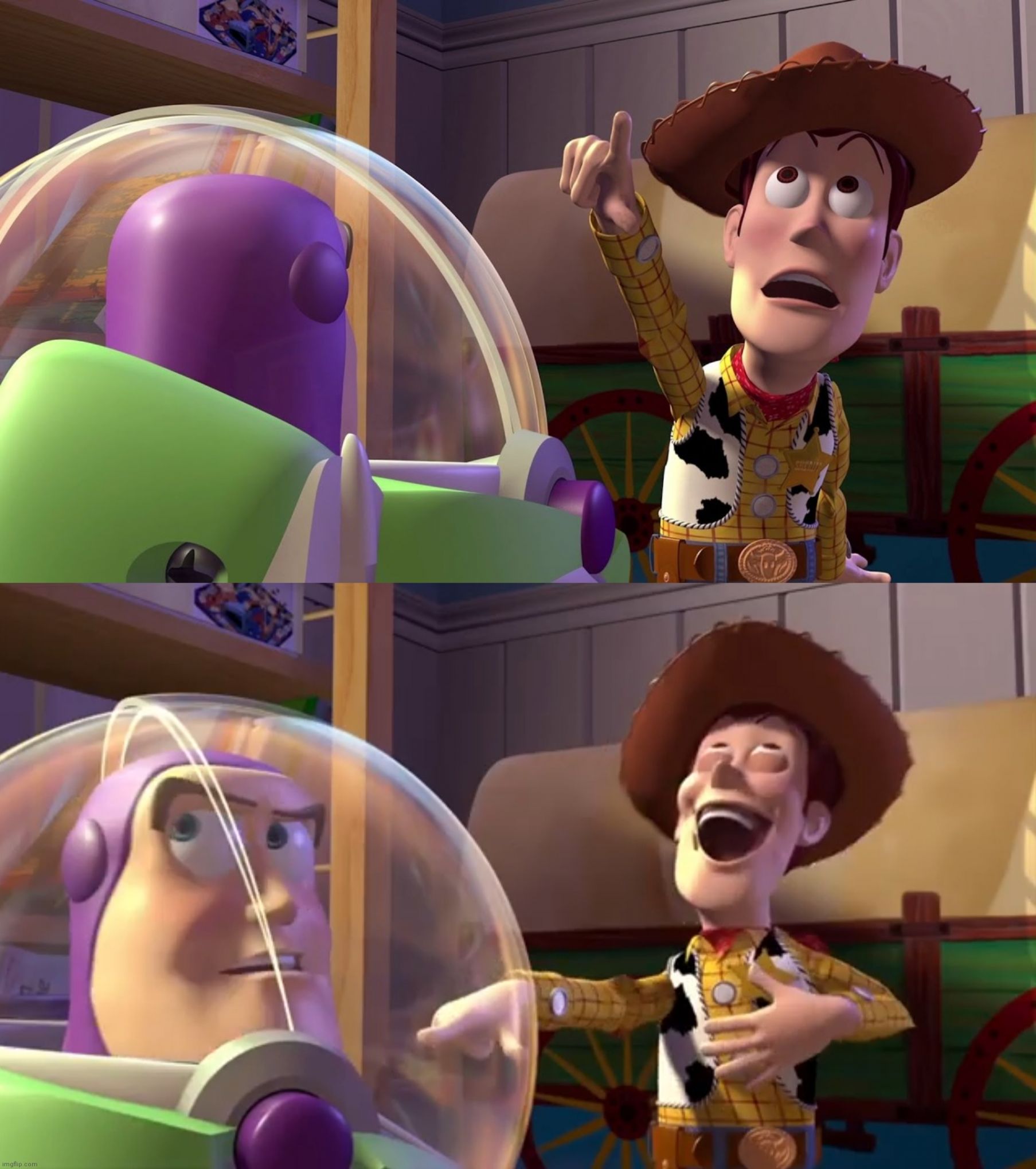 Template meme Toy Story funny scene