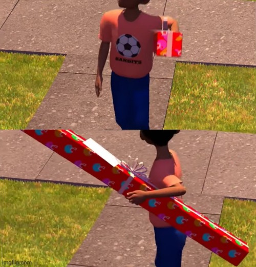 Plantilla de meme Toy Story Present Kid