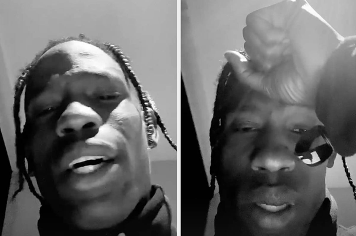 Plantilla de meme Travis Scott Apology