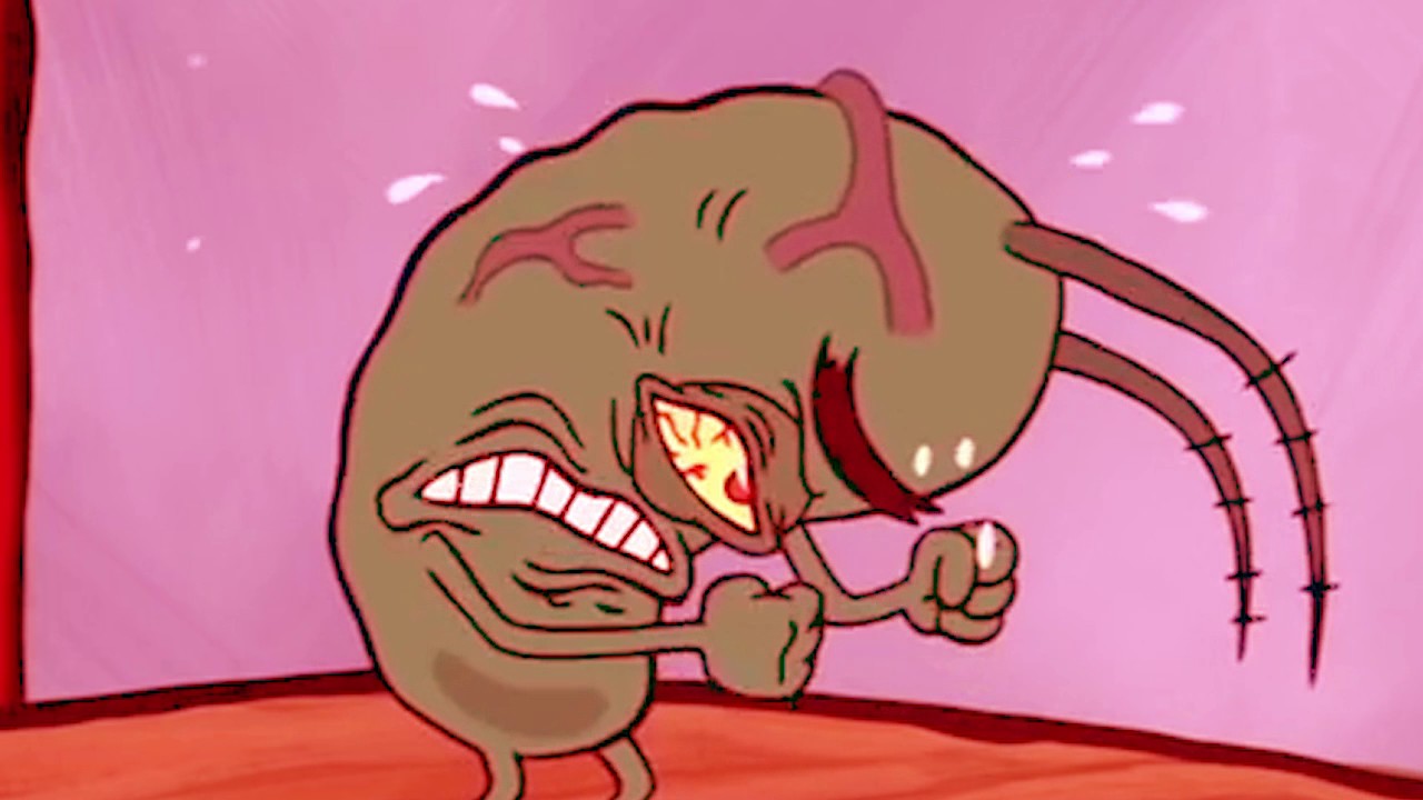 Plantilla de meme Triggered Plankton