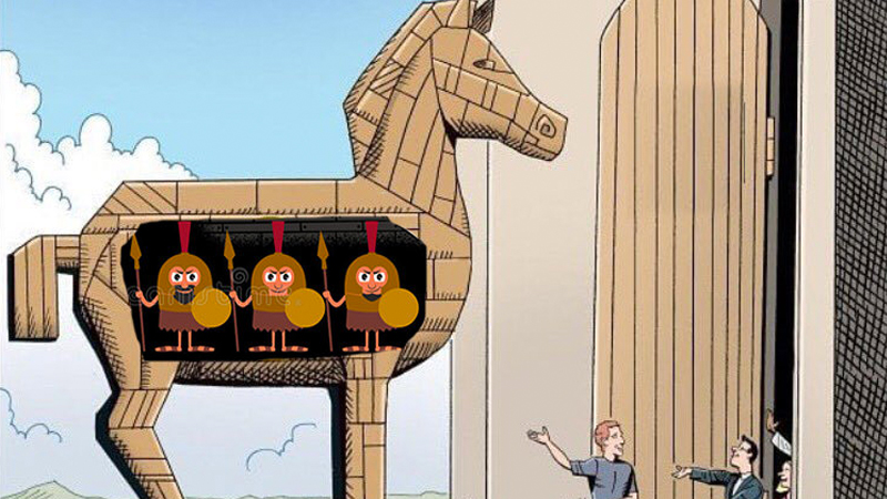 Template meme Trojan Horse Meme