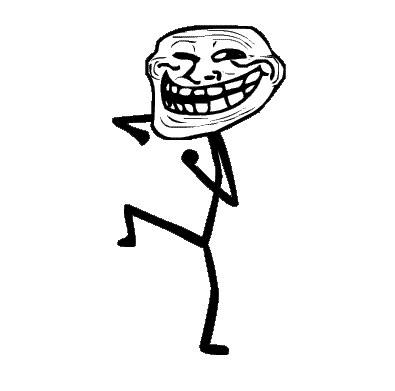 Plantilla de meme Troll Face Dancing