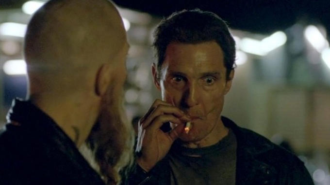 Plantilla de meme True Detective Smoking