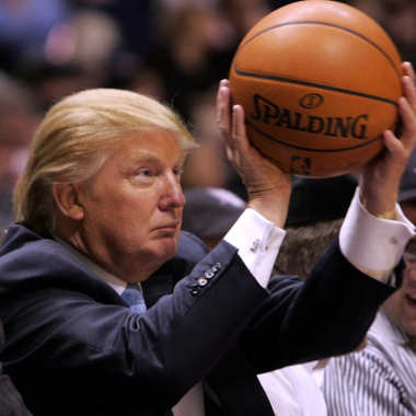 Plantilla de meme Trump Basketball