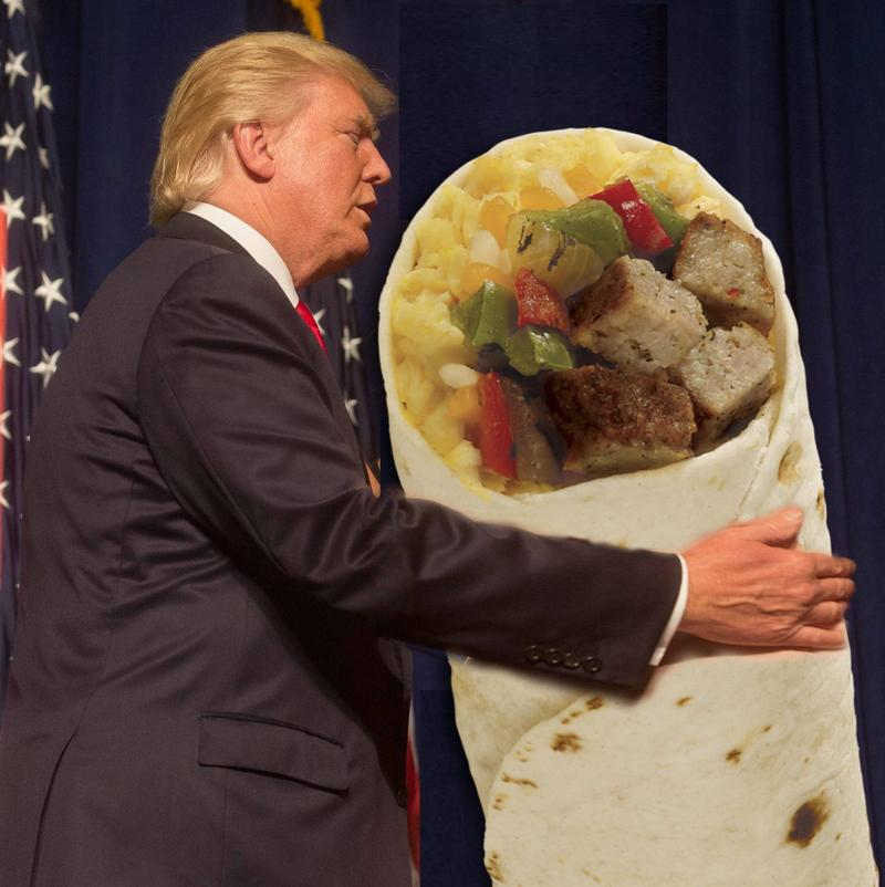 Plantilla de meme Trump Burrito