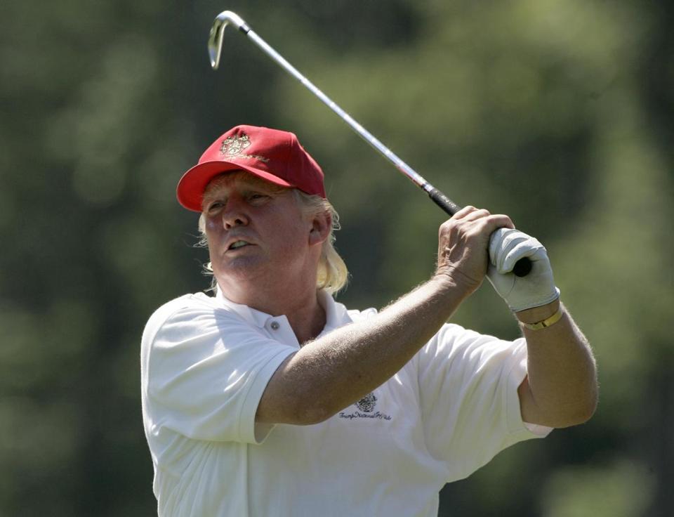 Plantilla de meme Trump golf