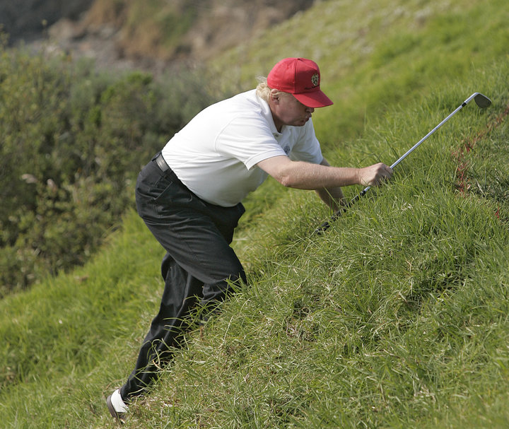 Template meme trump golfing