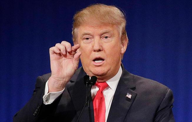 Template meme Trump Small Fingers