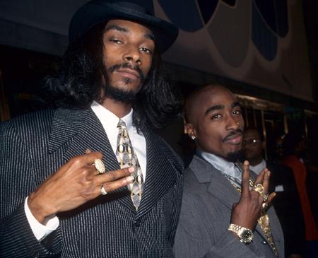 Plantilla de meme Tupac and Snoop