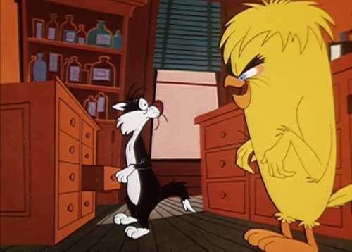 Template meme Tweety Bird Jekyll Hyde