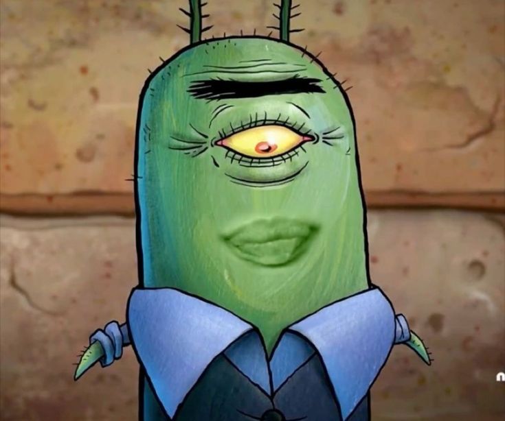 Plantilla de meme Ugly Ass Plankton Meme