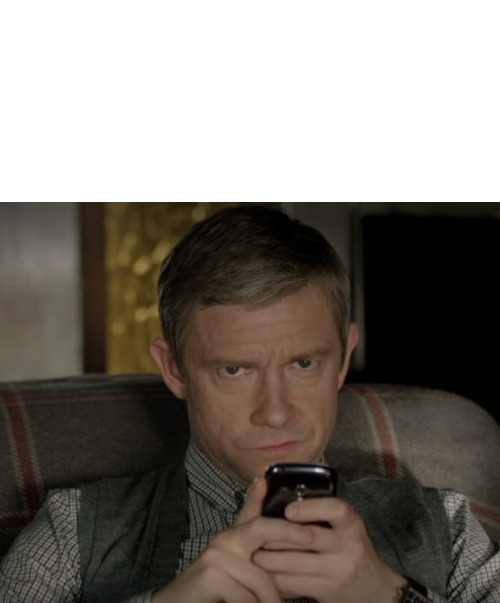Plantilla de meme Unamused Watson