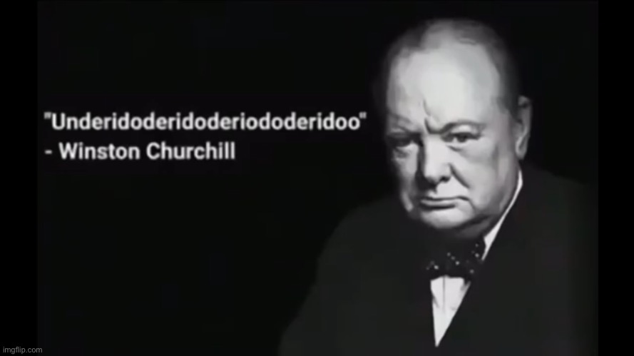 Plantilla de meme Underidoderidoderiododeridoo