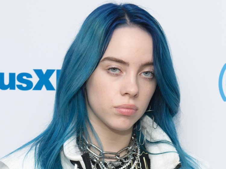 Plantilla de meme Unhappy Billie Eilish