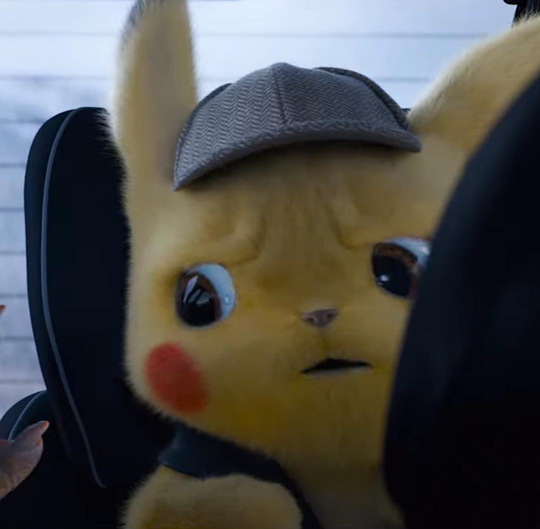 Plantilla de meme Unsettled detective pikachu