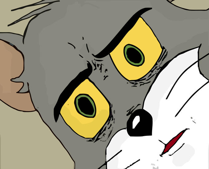 Plantilla de meme Unsettled Tom