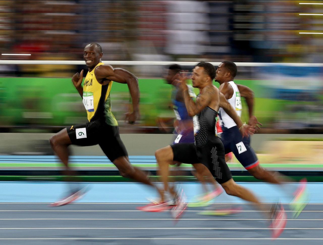 Plantilla de meme Usain Bolt running