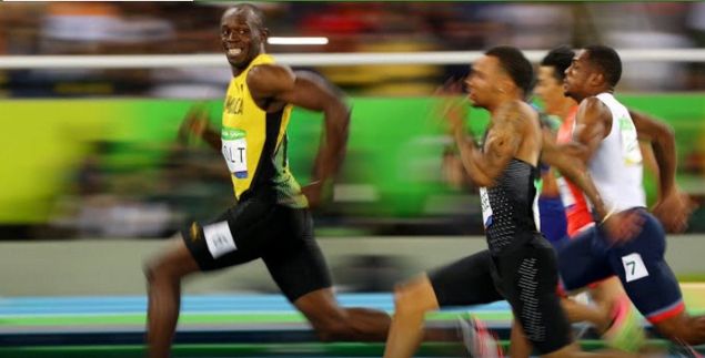 Plantilla de meme usain bolt smile