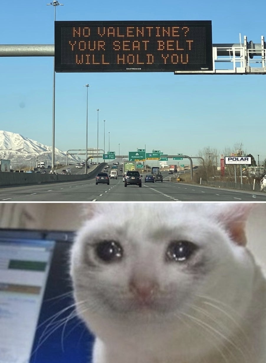 Plantilla de meme Valentines Day Sign Meme