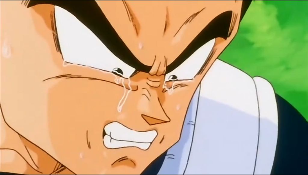 Plantilla de meme Vegeta Crying