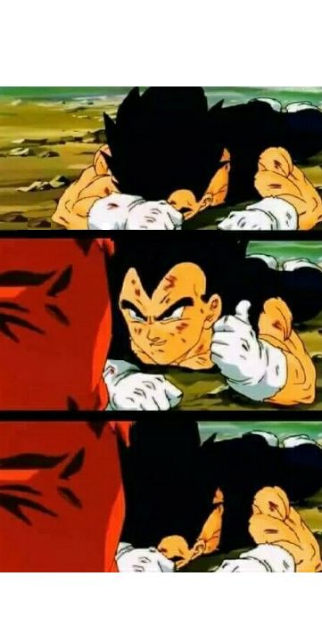 Plantilla de meme vegeta im fine